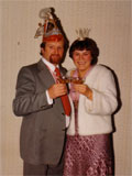 Prinzenpaar 1977 Fritz Berghammer und Ingrid Eder