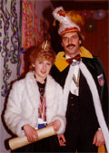 Prinzenpaar 1984 Rudi Dachs und Eva Streicher